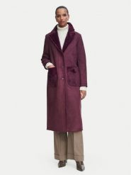 Rinascimento Kożuch sztuczny CFC0127144003 Bordowy Regular Fit. Czerwone płaszcze damskie Rinascimento, m, bez wzorów, z syntetyku, bez kaptura. Za 974.99 zł.