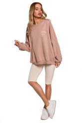 Bawełniane Legginsy Typu Kolarki - Śmietankowe. Czarne legginsy damskie MOE, l, bez wzorów, z bawełny. Za 129.90 zł.