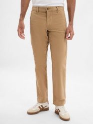 Selected spodnie chino - SHL196-Straight Harry Mężczyźni Bawełna beżowy, 30-32. Brązowe eleganckie spodnie męskie Selected, m, bez wzorów, z bawełny. Za 139.95 zł.