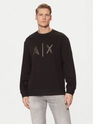 Armani Exchange Longsleeve XM000331 AF12269 UC001 Czarny Regular Fit. Czarne bluzki z długim rękawem męskie Armani Exchange, m, bez wzorów, z syntetyku, bez kołnierzyka. Za 289.99 zł.