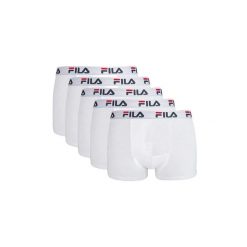 Bokserki Fila FU5016/5 (x5). Białe bokserki męskie Fila, l, bez wzorów, z bawełny. Za 275.99 zł.
