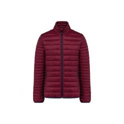 Lekka kurtka puchowa Kariban. Brązowe kurtki męskie KARIBAN, l, bez wzorów, z puchu, bez kaptura. Za 261.00 zł.