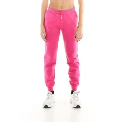 Bluza z kieszeń na co dzień na siłownię. Fioletowe bluzy sportowe damskie LEONE 1947 APPAREL, bez wzorów, z bawełny, na fitness i siłownię. Za 136.83 zł.