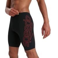 Męskie Spodenki Speedo Boom Logo Placement Jammer – Czarne/Czerwone – Rozmiar 26. Czarne kąpielówki męskie Speedo, m, bez wzorów, do pływania. Za 828.54 zł.
