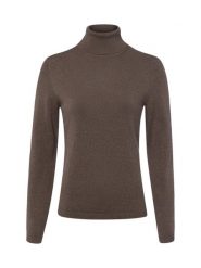 Brookshire bluzka z golfem Kobiety Bawełna (100%) brązowy, L. Brązowe bluzki damskie brookshire, l, bez wzorów, z bawełny, bez kołnierzyka, bez ramiączek. Za 199.95 zł.