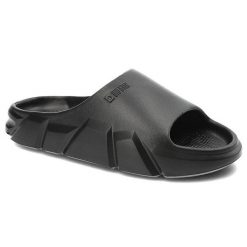Czarne Klapki Big Star Wodoodporne Buty Damskie. Czarne klapki damskie Big Star, bez wzorów, ze skóry, eleganckie, bez obcasa. Za 89.99 zł.