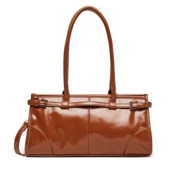 Torebka JENNY. Brązowe torebki do ręki damskie Jenny, bez wzorów, klasyczne, bez dodatków. Za 129.99 zł.