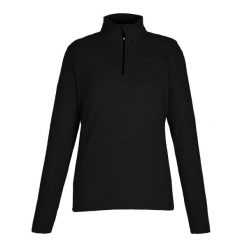 Bluza Damska Glamourize III Quilted Quarter Zip Midlayer. Czarne bluzy sportowe damskie Dare 2b, bez wzorów, bez kaptura, trekkingowe. Za 116.99 zł.