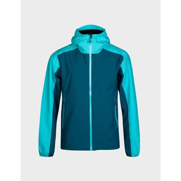 Kurtka przeciwdeszczowa męska Halti Lastu II DX. Niebieskie kurtki męskie Halti, m, bez wzorów, bez kaptura. Za 994.99 zł.