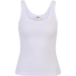 Tank Top Damski Prążkowana Ekologiczny Basic 2pak. Białe koszulki sportowe damskie Urban Classics, xl, bez wzorów, prążkowane, bez kołnierzyka, bez ramiączek, trekkingowe. Za 84.99 zł.