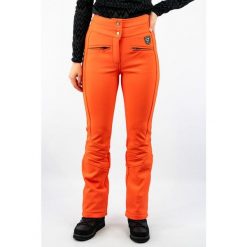 Damskie spodnie Softshell Falcon. Brązowe spodnie materiałowe damskie Falcon, l, bez wzorów, z materiału, z podwyższonym stanem. Za 1,064.99 zł.
