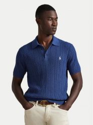 Polo Ralph Lauren Polo 710B13893001 Granatowy Regular Fit. Niebieskie koszulki polo męskie Polo Ralph Lauren, m, bez wzorów, z bawełny, bez ramiączek. Za 1,199.00 zł.