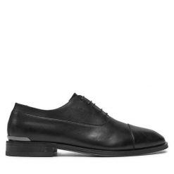 Półbuty KARL LAGERFELD. Czarne eleganckie półbuty KARL LAGERFELD, wizytowe, bez zapięcia. Za 619.99 zł.