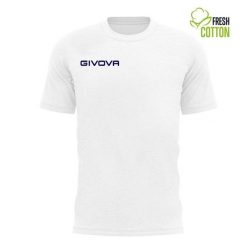 Koszulka Givova 3XL z Bawełny - Elegancki Biały Wygląd. Białe koszulki sportowe męskie Givova, xl, bez wzorów, z bawełny, bez kołnierzyka, bez ramiączek, do piłki nożnej. Za 136.99 zł.