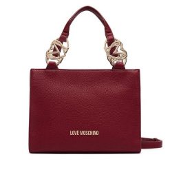 Torebka LOVE MOSCHINO. Czerwone torebki do ręki damskie Love Moschino, bez wzorów, klasyczne, bez dodatków. Za 949.99 zł.