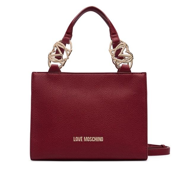 Torebka LOVE MOSCHINO. Czerwone torebki do ręki damskie Love Moschino, bez wzorów, klasyczne, bez dodatków. Za 811.99 zł.