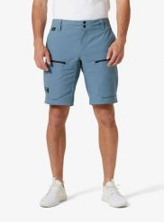 Spodenki męskie Helly Hansen Crewline Cargo Shorts 2.0. Niebieskie krótkie spodenki sportowe męskie Helly Hansen, l, bez wzorów, z materiału, trekkingowe. Za 456.65 zł.
