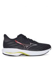 Mizuno Buty do biegania Wave Rider 28 J1GC2403 Czarny. Czarne buty sportowe męskie Mizuno, z materiału, bez zapięcia, do biegania. Za 469.99 zł.