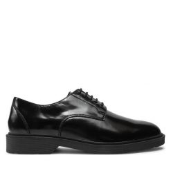 Półbuty Jack & Jones. Czarne eleganckie półbuty Jack & Jones, wizytowe, bez zapięcia. Za 219.99 zł.