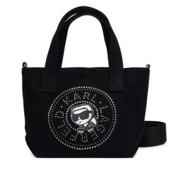 Torebka KARL LAGERFELD. Czarne torebki do ręki damskie KARL LAGERFELD, bez wzorów, klasyczne, bez dodatków. Za 339.99 zł.