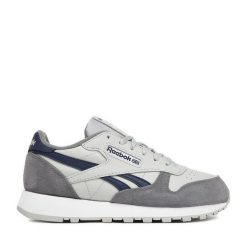 Sneakersy Reebok. Szare trampki i tenisówki chłopięce Reebok, bez wzorów, bez zapięcia. Za 179.99 zł.