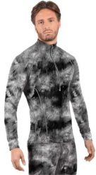 Surfanic Męska Bluza Termoaktywna Carbon Dri Koszulka z Zamkiem SWE1607-241. Białe bluzy męskie Surfanic, l, bez wzorów, z materiału, bez kołnierzyka, bez ramiączek. Za 129.99 zł.