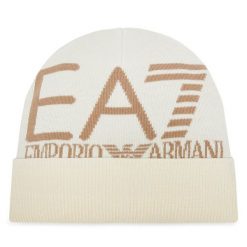 Czapka EA7 Emporio Armani. Brązowe czapki i kapelusze męskie EA7 Emporio Armani, na zimę, bez wzorów. Za 99.99 zł.