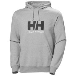 Bluza z kapturem Helly Hansen HH Logo 2.0. Szare bluzy męskie Helly Hansen, na lato, uniwersalny, bez wzorów, z bawełny, z kapturem. Za 310.20 zł.