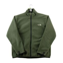 Second life - Kurtka polarowa damska Y2K Vintage - Stan bardzo dobry. Zielone kurtki damskie The North Face, l, bez wzorów, z polaru, bez kaptura. Za 207.36 zł.
