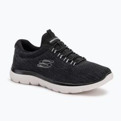 Buty damskie SKECHERS Summits Fun Flare. Białe obuwie sportowe damskie Skechers, bez wzorów, trekkingowe, Skechers Sport. Za 219.99 zł.