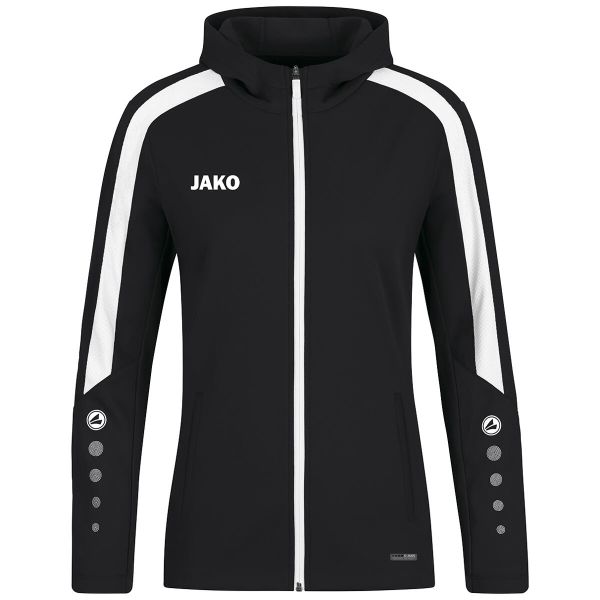 Damska bluza dresowa z kapturem Jako Power. Czarne bluzy damskie Jako, bez wzorów, z dresówki, z kapturem. Za 211.52 zł.
