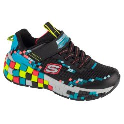 Buty sportowe Sneakersy chłopięce, Mega-Craft 3.0. Czarne buty sportowe chłopięce Skechers, bez wzorów, bez zapięcia, trekkingowe, Skechers Sport. Za 219.99 zł.