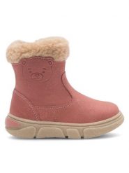 Lasocki Kids Botki BIMBO CI12-3116-08 Różowy. Czerwone botki dziewczęce Lasocki Kids, ze skóry, bez zapięcia. Za 169.99 zł.