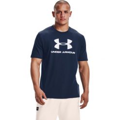 Koszulka sportowa męska Under Armour Sportstyle Logo Tee. Białe koszulki sportowe męskie Under Armour, m, bez wzorów, bez kołnierzyka, bez ramiączek. Za 110.00 zł.