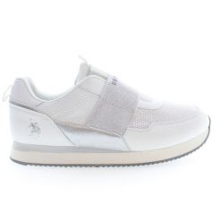 Buty U.S. Polo NOBIW003 Whi białe. Białe obuwie sportowe damskie bez wzorów, z gumy. Za 436.24 zł.