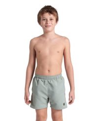 Szorty kąpielówki chłopięce spodenki kąpielowe basen Arena Beach Boxer. Szare kąpielówki dla chłopców Arena, z aplikacjami, z materiału, sportowe. Za 81.98 zł.