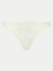 Calvin Klein Underwear Stringi 000QF7753E Biały. Białe stringi damskie Calvin Klein Underwear, xl, bez wzorów, z syntetyku. Za 99.99 zł.