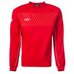 Deszczowa bluza Force XV action. Czerwone bluzy męskie FORCE XV, bez wzorów, z dresówki, bez kaptura. W wyprzedaży za 121.50 zł.