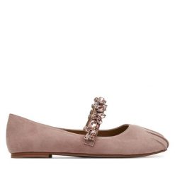 Baleriny Alma En Pena. Czerwone baleriny damskie Alma en Pena, bez wzorów, bez obcasa. Za 429.99 zł.