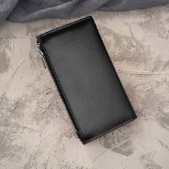 Paolo Peruzzi Portfel damski skórzany duży czarny z ochroną RFID T-140-BL. Brązowe portfele damskie Paolo Peruzzi, bez wzorów. Za 107.59 zł.