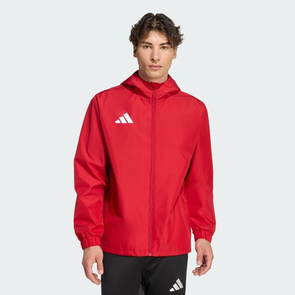 Kurtka Entrada26 All Weather. Białe kurtki męskie Adidas, l, bez wzorów, z poliesteru, klasyczne, bez kaptura. Za 259.00 zł.