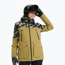 Kurtka snowboardowa damska ROXY Stated. Zielone kurtki damskie Roxy, na zimę, l, bez wzorów, z materiału, bez kaptura. Za 1,248.85 zł.