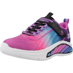 Buty sportowe Sneakersy dziewczęce, Rainbow Cruisers. Buty sportowe dziewczęce Skechers, bez wzorów, z syntetyku, bez zapięcia, trekkingowe. Za 239.99 zł.