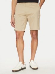 Tommy Hilfiger Szorty materiałowe Harlem MW0MW23568 Beżowy Regular Fit. Brązowe szorty męskie Tommy Hilfiger, m, bez wzorów, z bawełny. Za 199.99 zł.