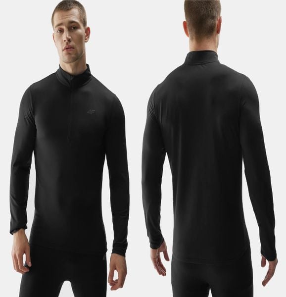 BIELIZNA TERMOAKTYWNA 4F BLUZA MĘSKA GÓRA UBRUM035 XXL. Czarna bielizna termoaktywna męska 4f, m, z materiału. Za 133.75 zł.