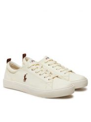 Polo Ralph Lauren Tenisówki Prestyn RL01240110 Écru. Buty sportowe chłopięce Polo Ralph Lauren, bez wzorów, ze skóry, bez zapięcia. Za 219.99 zł.