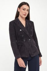 Marynarka damska ze skóry zamszowej Letizia JOOP!. Żakiety damskie JOOP!, xs, bez wzorów, ze skóry. Za 2,689.00 zł.