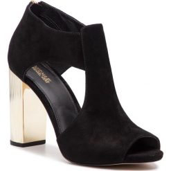 Sandały MICHAEL MICHAEL KORS - Paloma Open Toe 40R9PAHS1S Black. Czarne klapki damskie MICHAEL Michael Kors, bez wzorów, ze skóry, bez obcasa, na obcasie, bez zapięcia. W wyprzedaży za 469.00 zł.