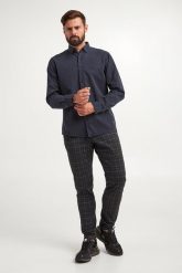 Spodnie męskie w kratę Maxton3-W JOOP! JEANS. Spodnie materiałowe męskie JOOP! Jeans, m, bez wzorów, z jeansu. W wyprzedaży za 543.32 zł.