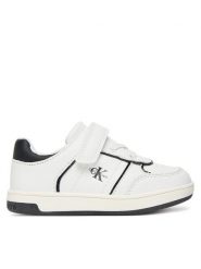 Calvin Klein Sneakersy V1X9-83148-1355 M Biały. Białe buty sportowe chłopięce Calvin Klein, bez wzorów, ze skóry, bez zapięcia. Za 299.99 zł.